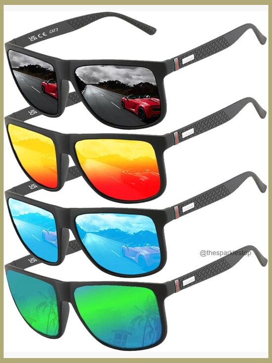 Polarized Sunglasses with TR90 Frame, UV400 Protection, Universal Fit main image 7